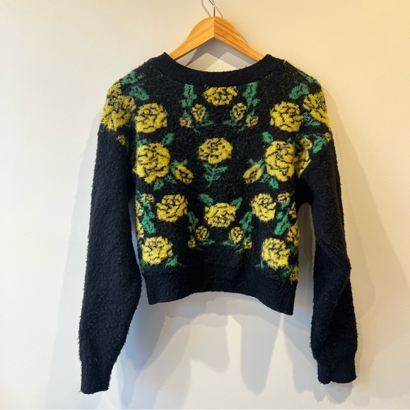 Forever 21 Black & Yellow Floral Cardigan - Picture 6 of 6